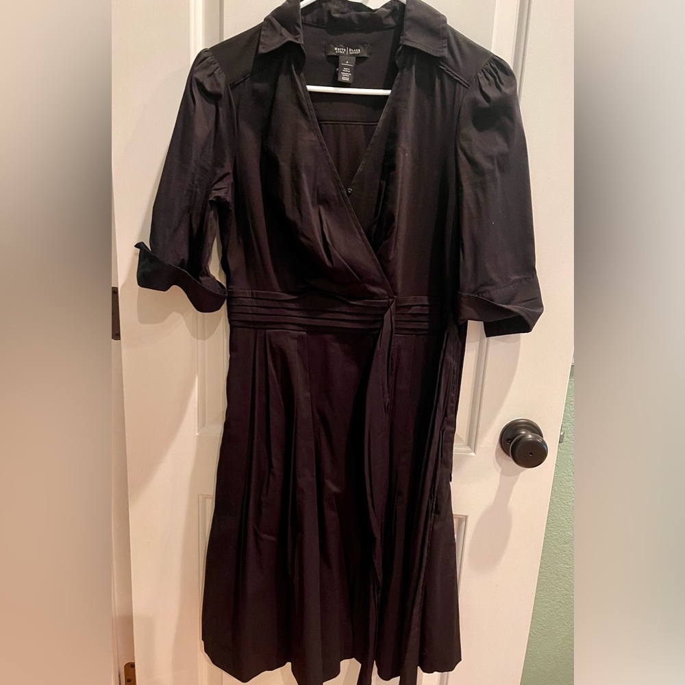 White House Black Market Faux Wrap Dress